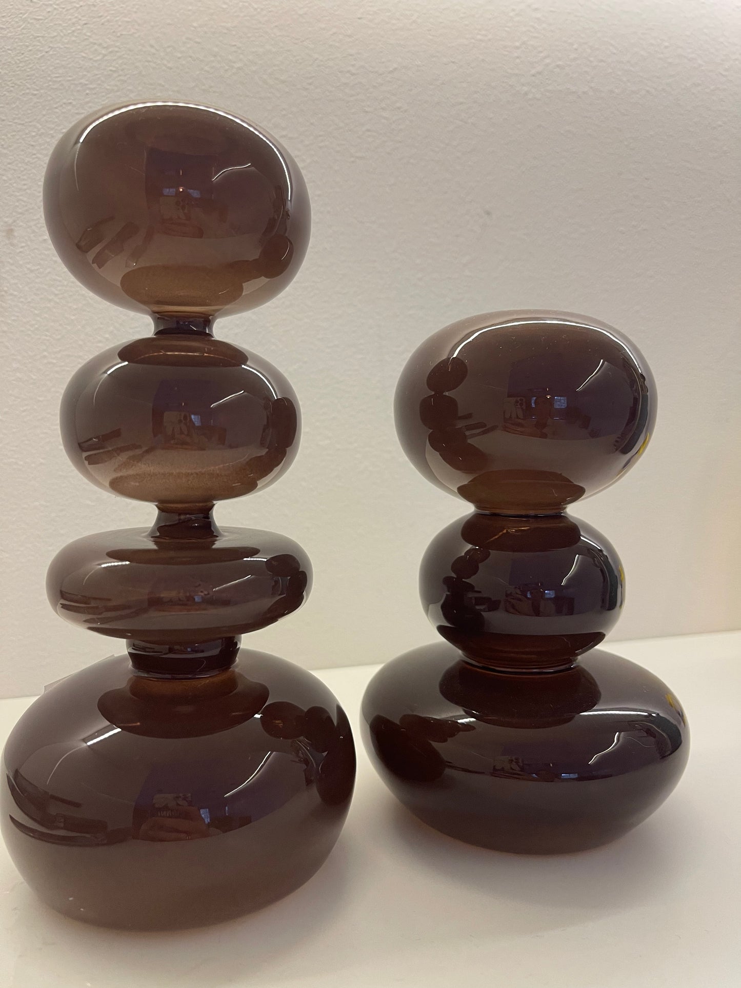 Dark Brown Candleholder Midi