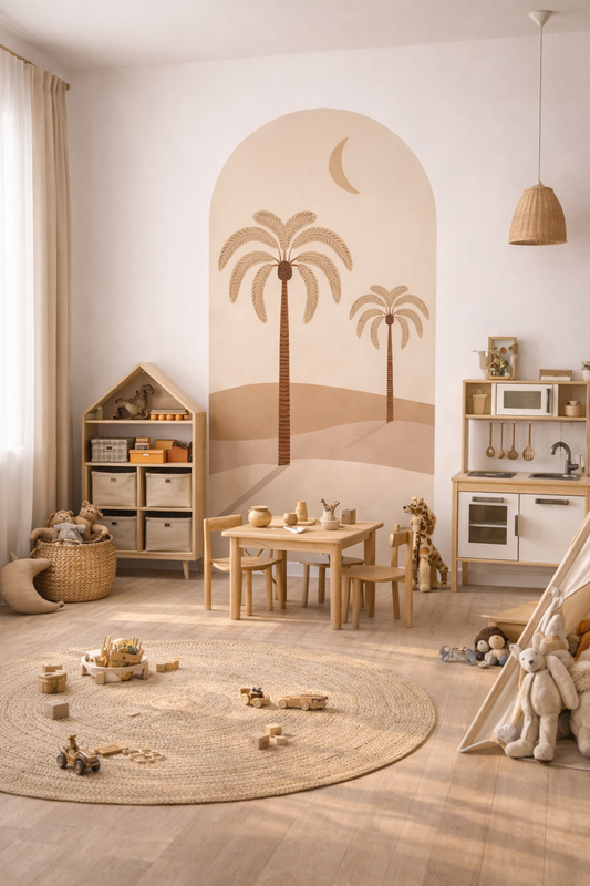 Muursticker palm