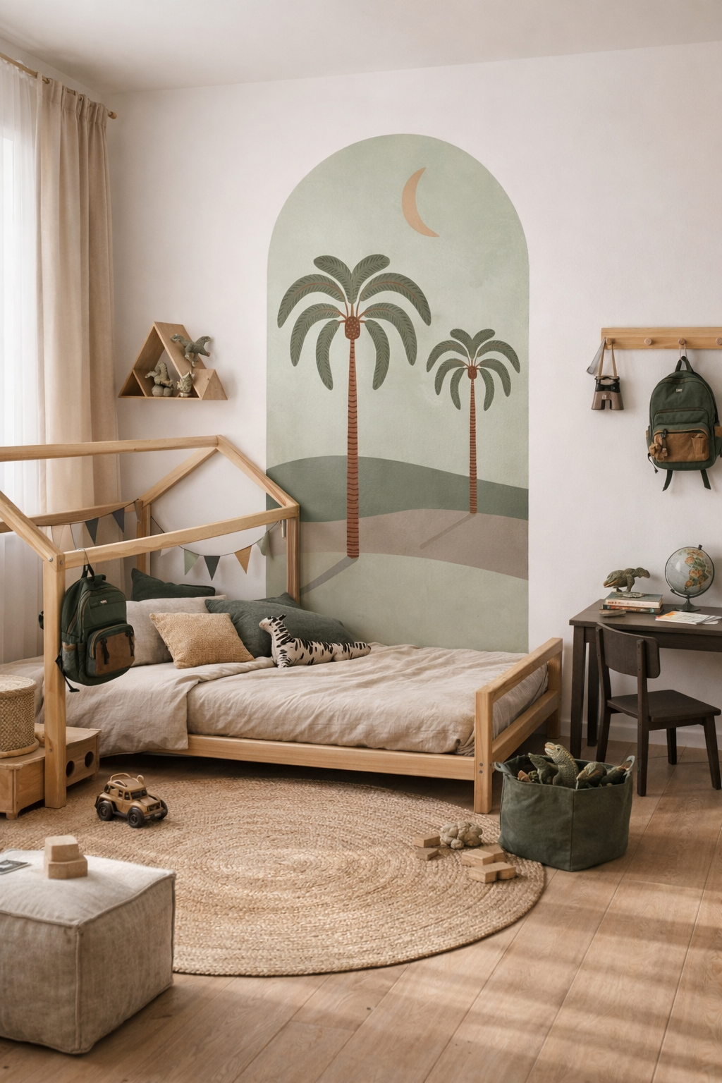 Muursticker palm