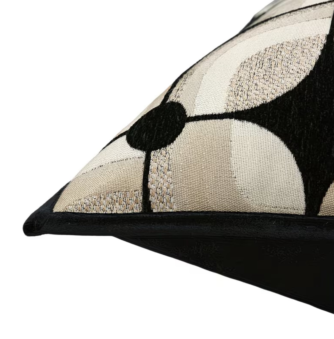 Kussen black beige
