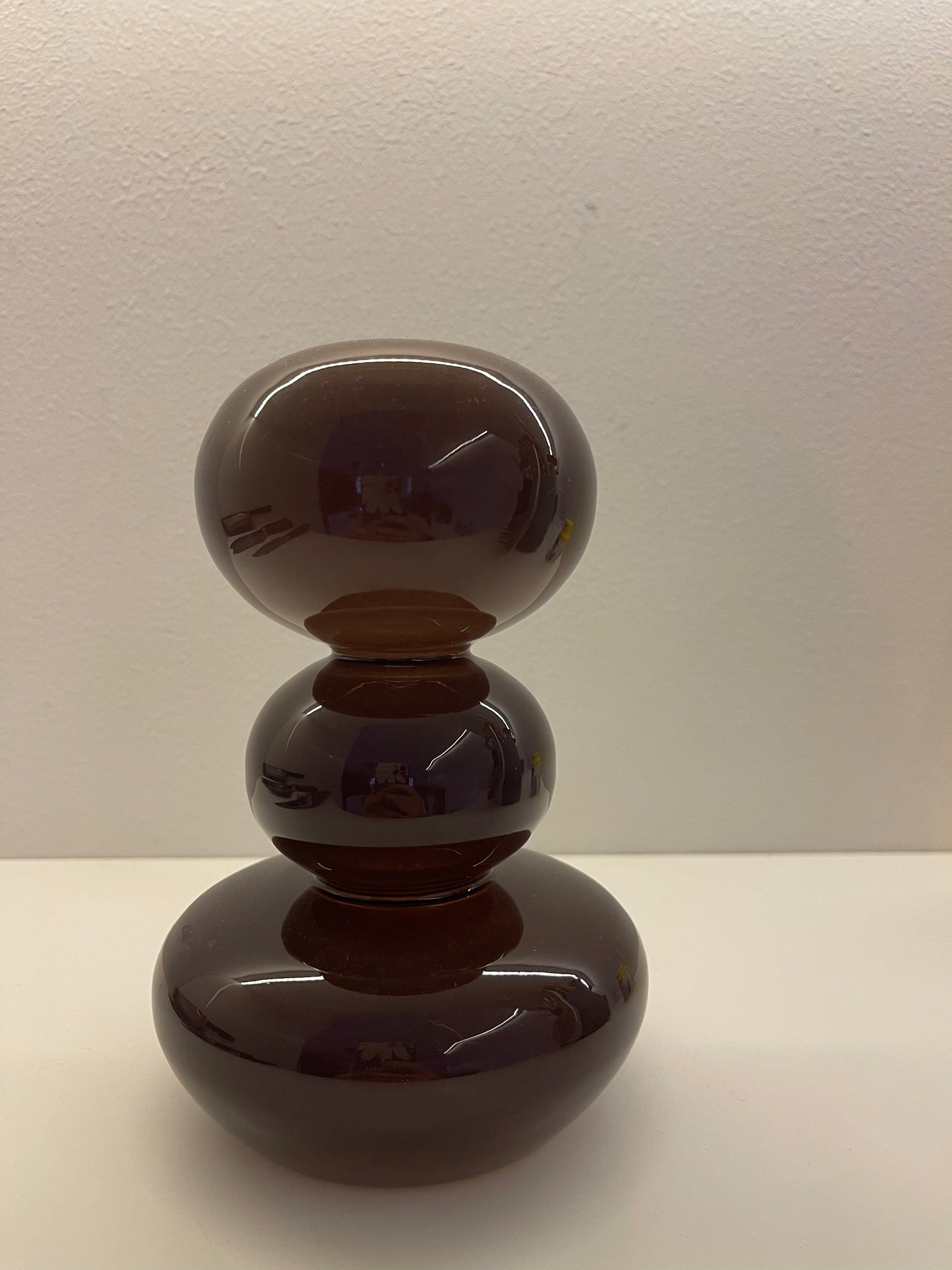 Dark Brown Candleholder Midi